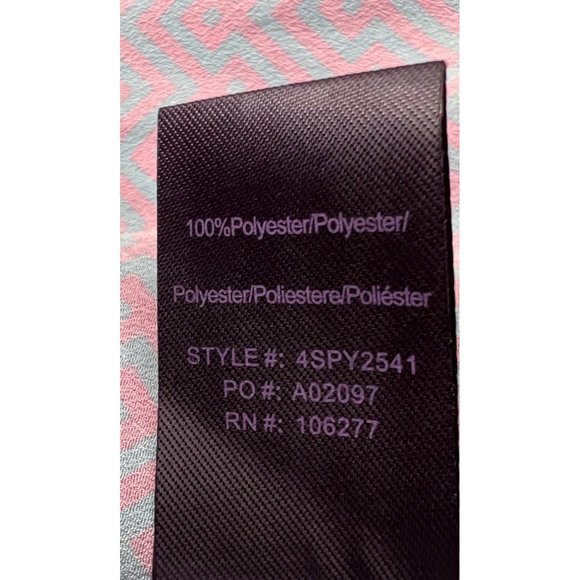 Hale Bob Top Womens Size XS Tank Top Blue Pink V-Neck - Picture 7 of 8